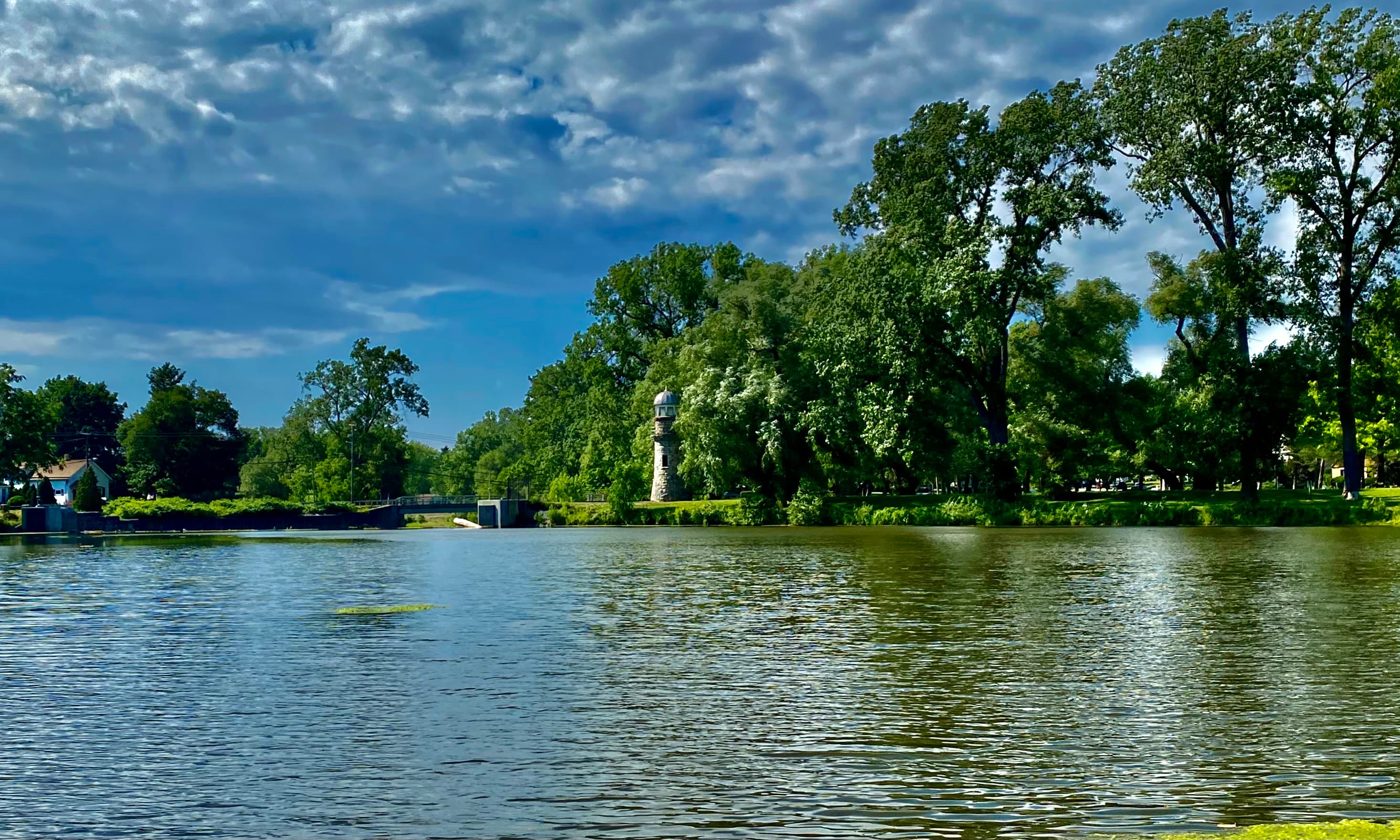 Como Lake Park and the Lancaster Lighthouse, Lancaster NY